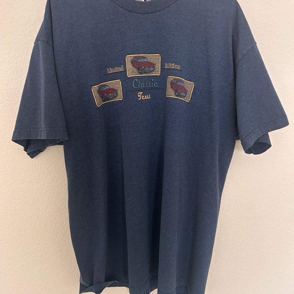 Vintage fruit loom classic car  Blue T-Shirt
